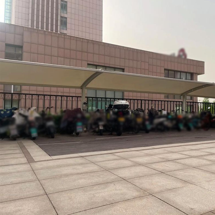 兴安盟膜结构电动车棚